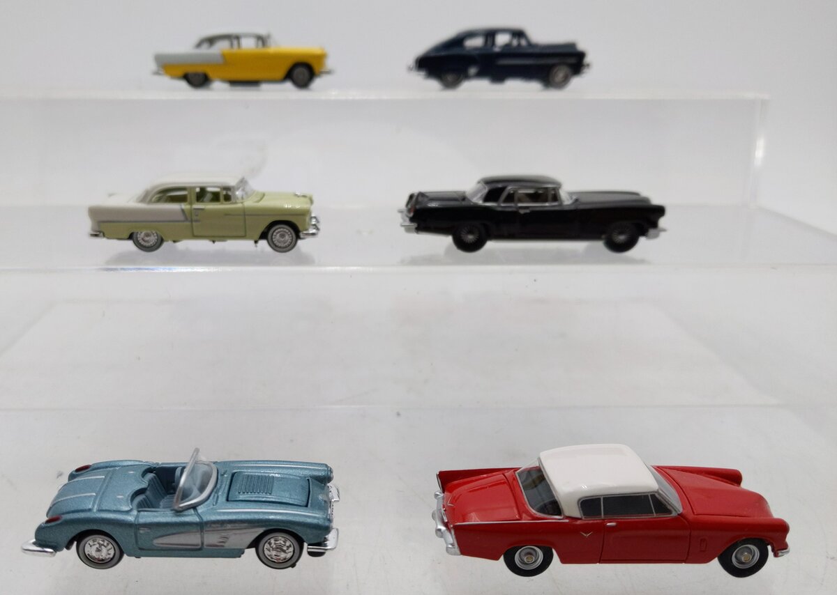 Classic Metal Works & Other Assorted HO Scale Die-Cast Cars [6] LN