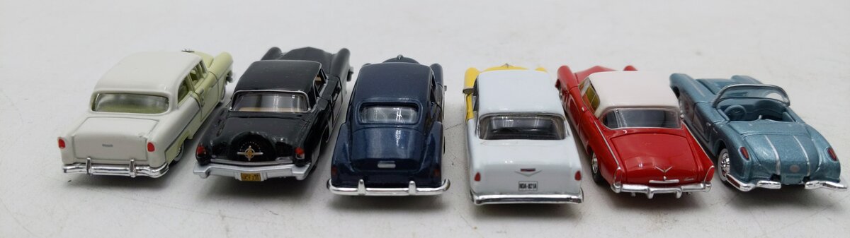 Classic Metal Works & Other Assorted HO Scale Die-Cast Cars [6] LN