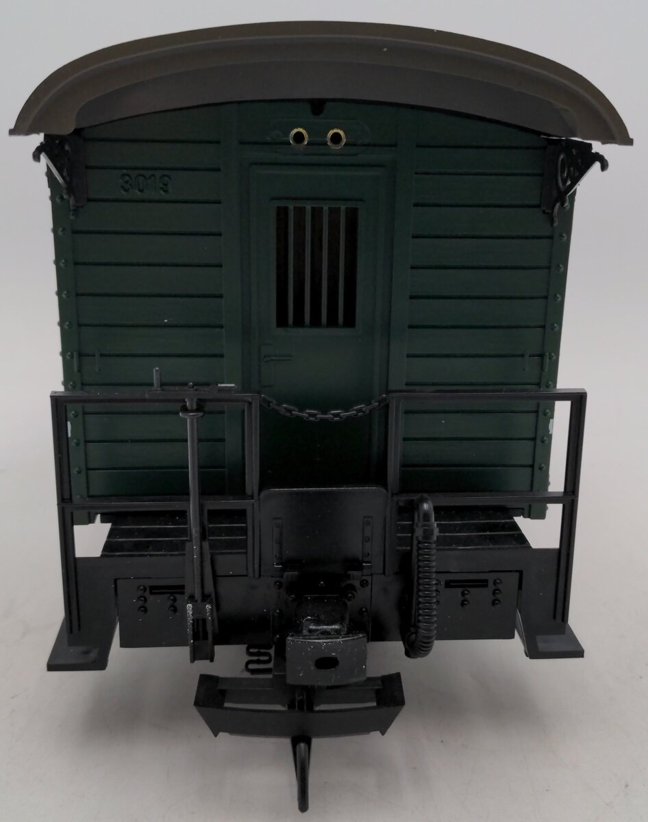 LGB 3019 G Scale Mail Post Car with Lights (Metal Wheels) EX/Box