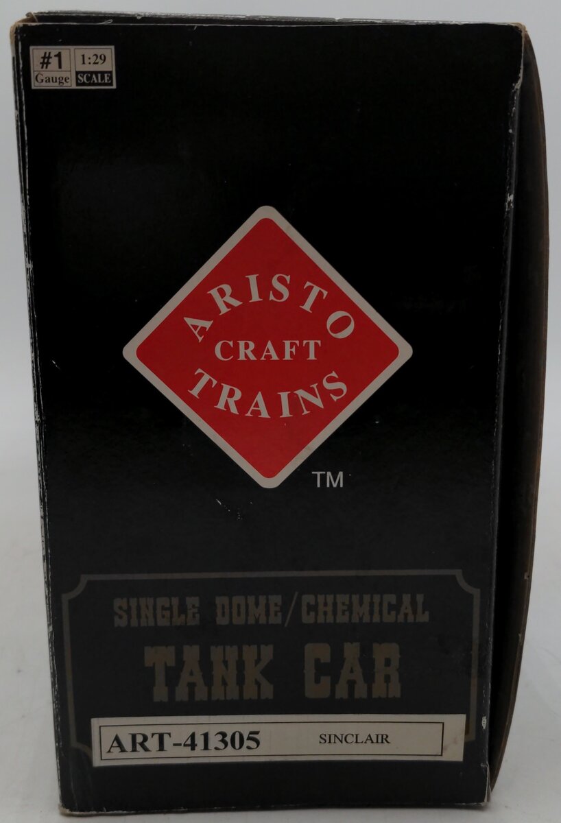 Aristo-Craft 41305 G Scale Sinclair Single Dome Tank Car EX/Box