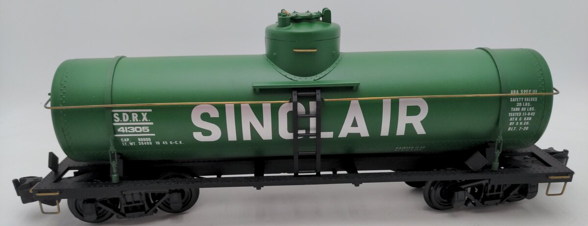 Aristo-Craft 41305 G Scale Sinclair Single Dome Tank Car EX/Box
