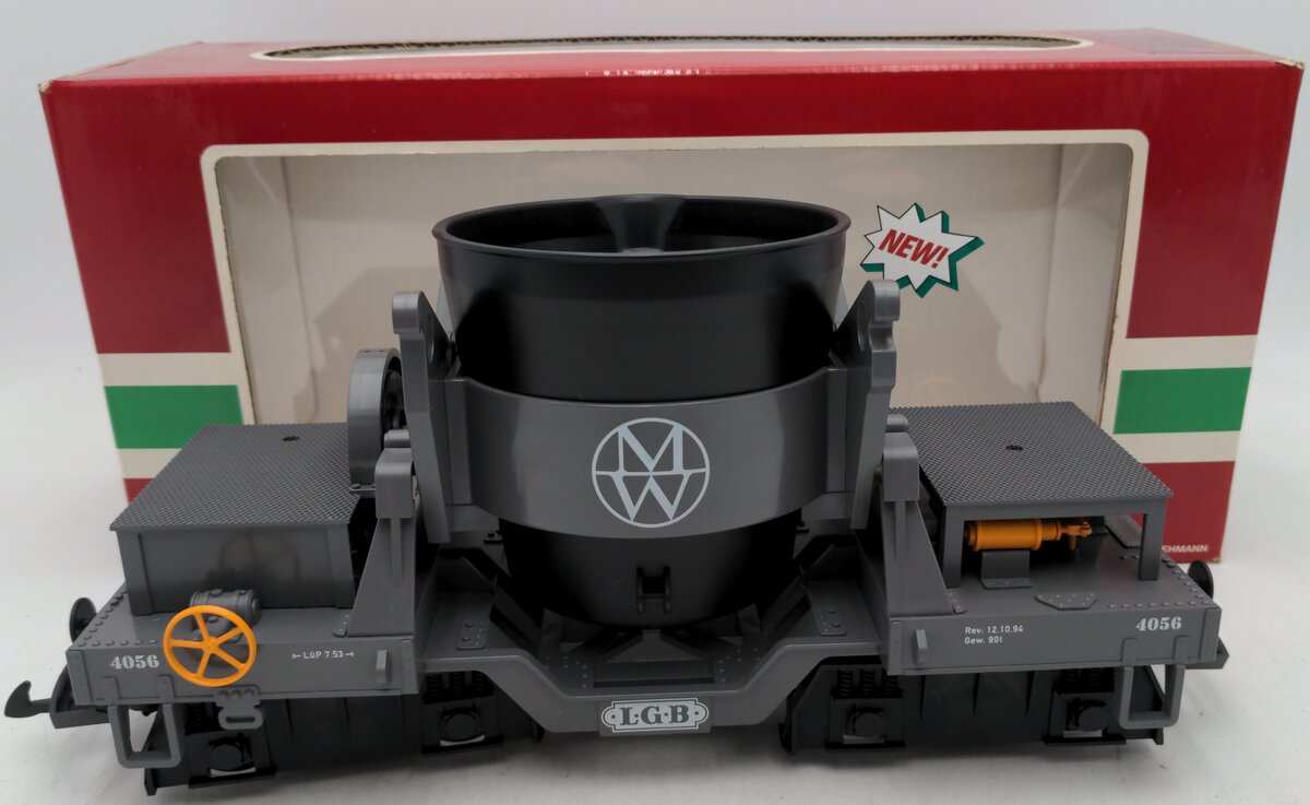 LGB 40560 G Operating Ore Dump Car w/Metal Wheels EX/Box