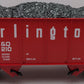 LGB 4076-M01 G Scale Burlington Hopper with Coal Load #163210 EX/Box