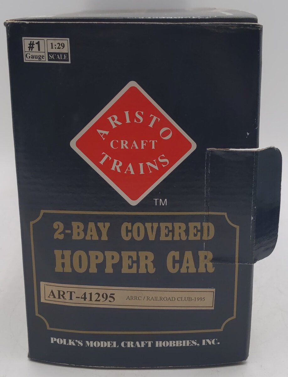 Aristo-Craft 41295 G Polk's Hobby 2 Bay Short Hopper EX/Box
