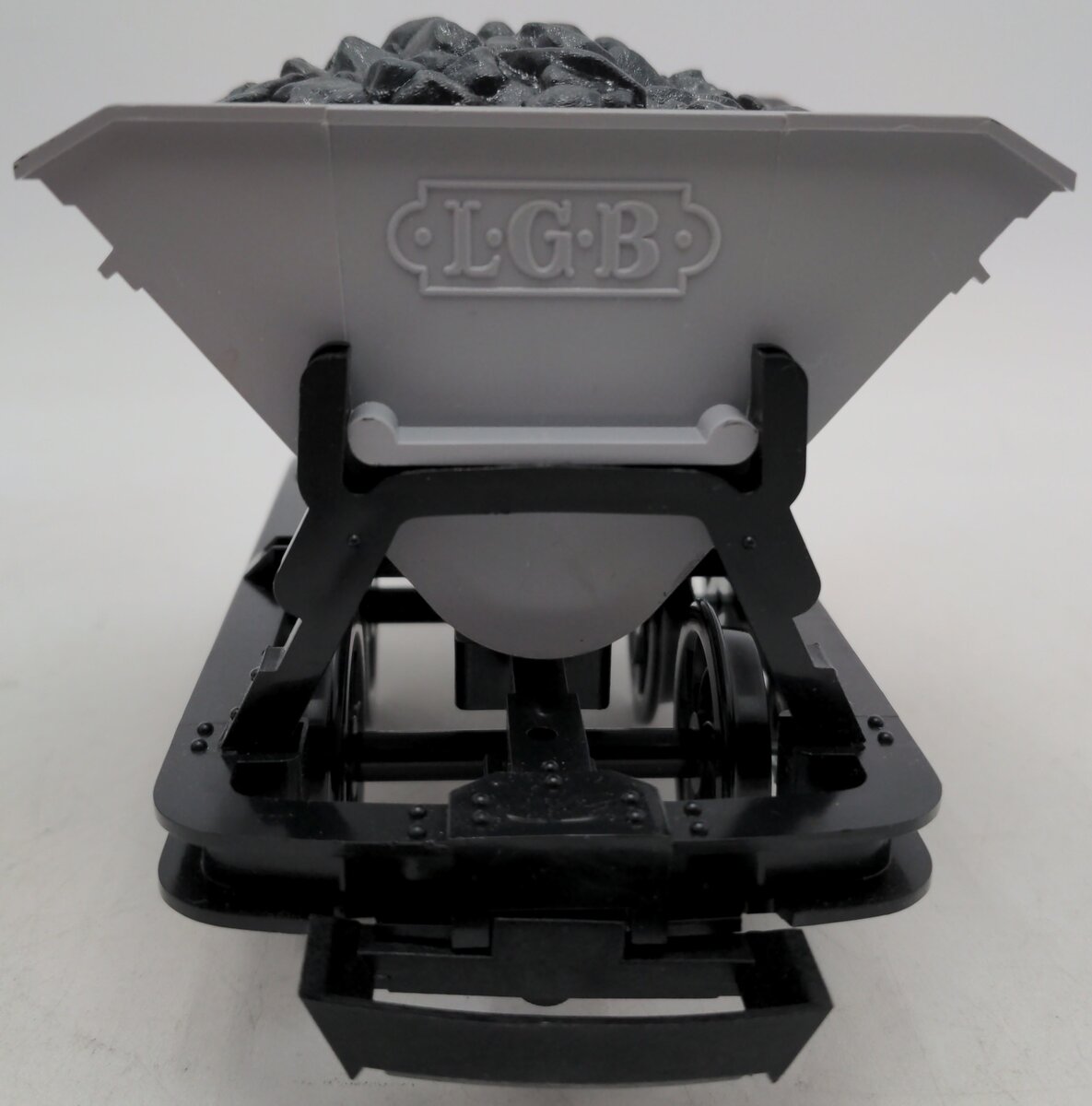 LGB 4143 G Scale Short Gray Coal Dump Car EX/Box
