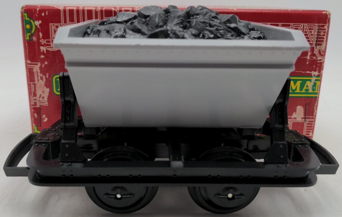 LGB 4143 G Scale Short Gray Coal Dump Car EX/Box