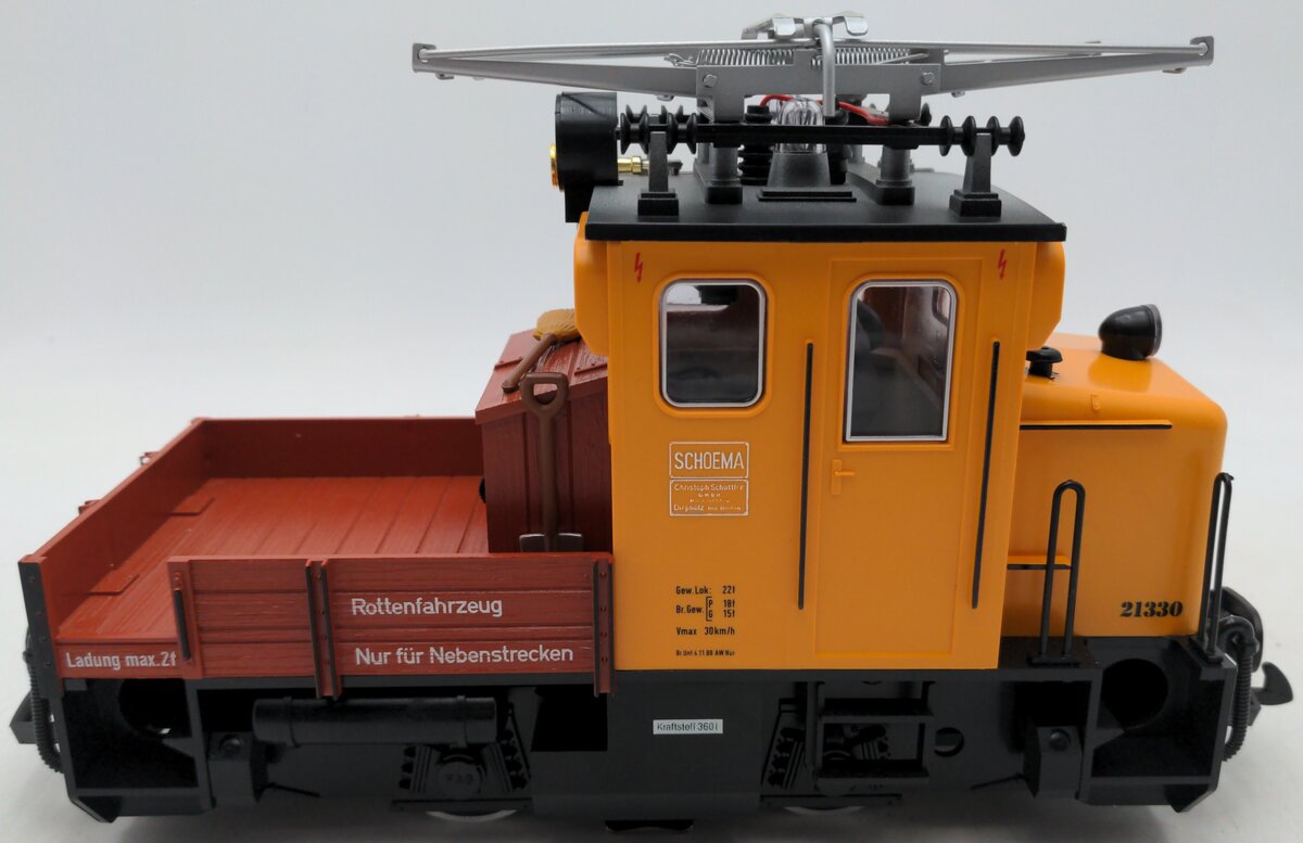 LGB 21330 MOW Electric Locomotive EX/Box