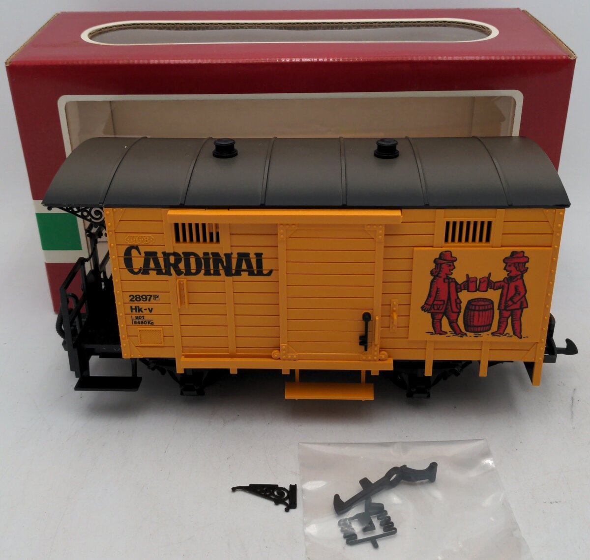 LGB 4034 G Scale Cardinal Beer Boxcar EX/Box