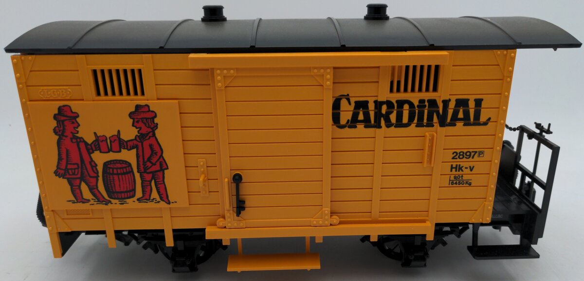 LGB 4034 G Scale Cardinal Beer Boxcar EX/Box