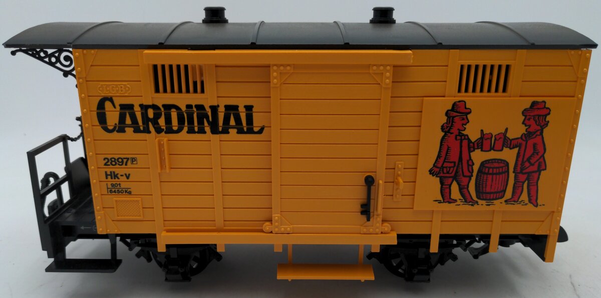 LGB 4034 G Scale Cardinal Beer Boxcar EX/Box