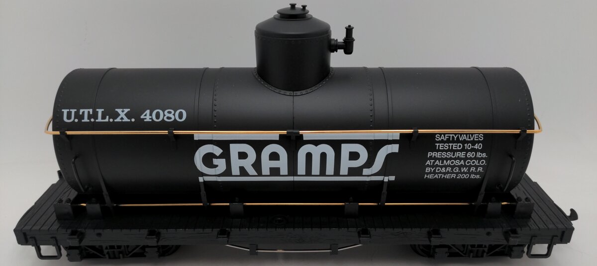 LGB 4080-Y02 G Scale UTLX Gramps Single Dome Tank Car EX/Box