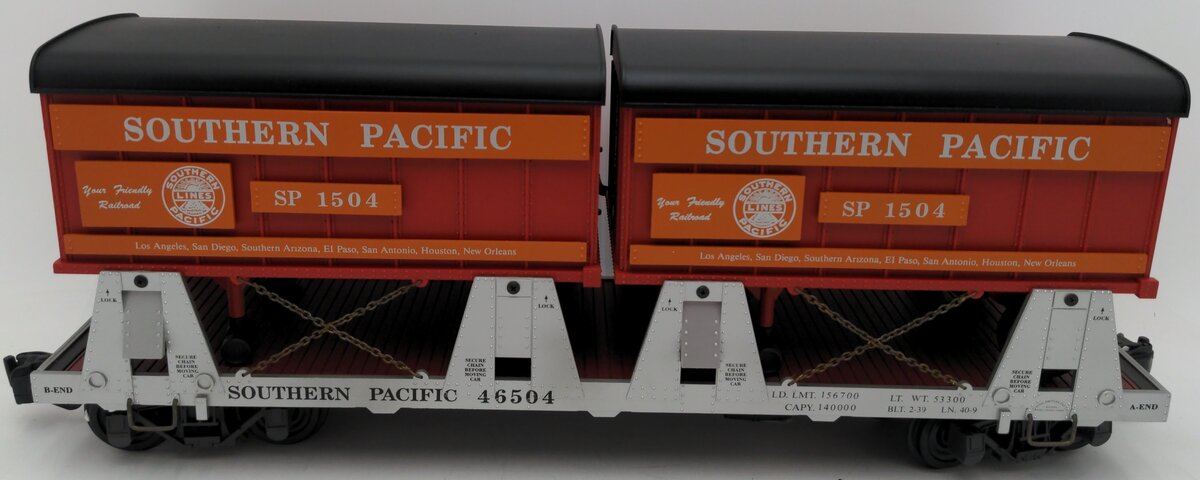 Aristo-Craft 46504 G Scale Southern Pacific Piggyback Flatcar EX/Box