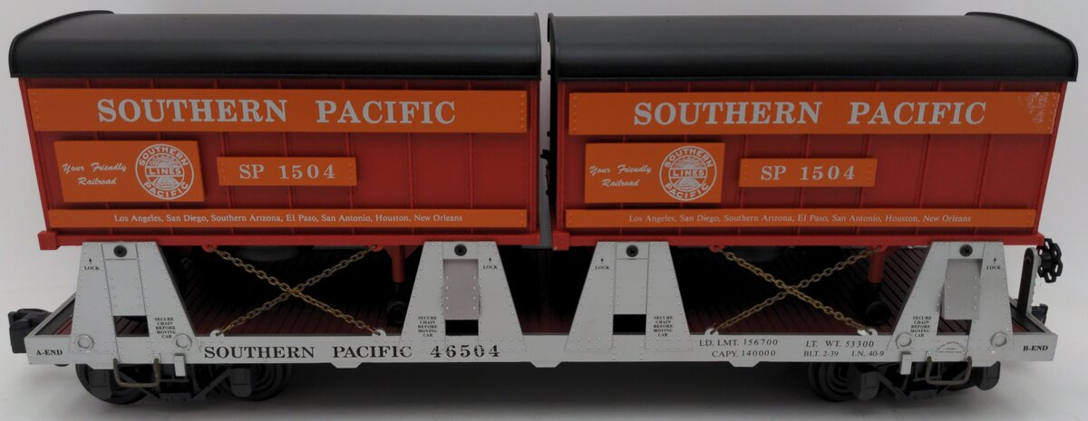 Aristo-Craft 46504 G Scale Southern Pacific Piggyback Flatcar EX/Box