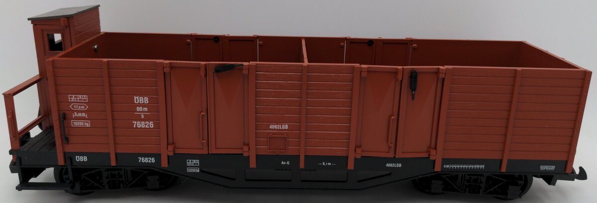 LGB 4062 G Scale Austrian Federal Railways OBB Gondola #76826 EX/Box