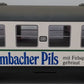 LGB 3172 G Scale Krombacher Pils Passenger Car w/Plastic Wheels EX/Box
