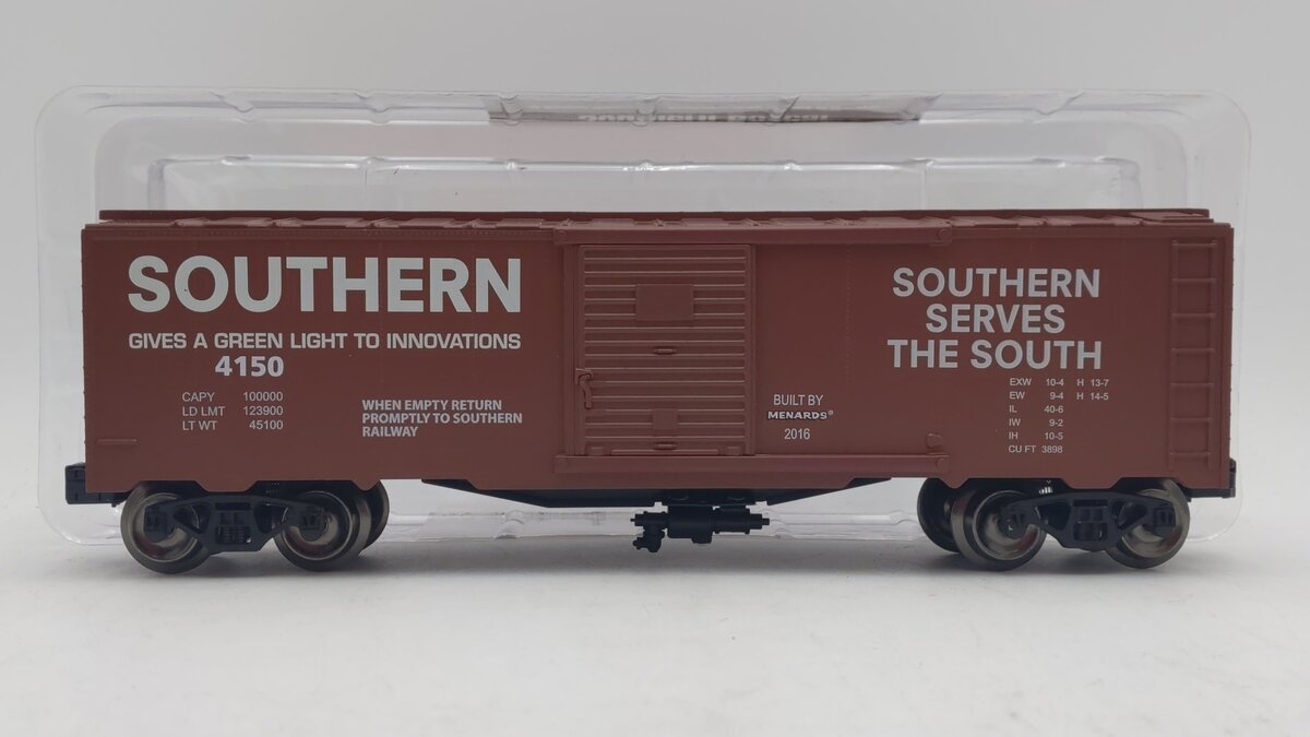 Menards 279-3168 O Gauge Southern Boxcar #4150 LN/Box