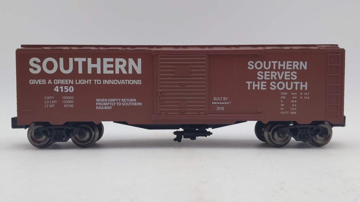 Menards 279-3168 O Gauge Southern Boxcar #4150 LN/Box