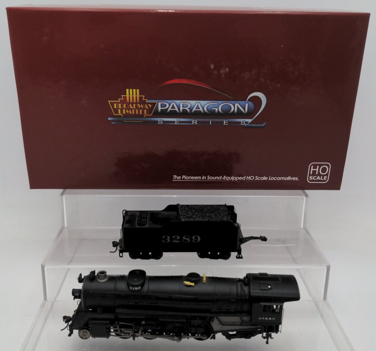 Broadway Limited 2151 HO Santa Fe USRA Heavy 2-8-2 Mikado Paragon2™ #3289 EX/Box