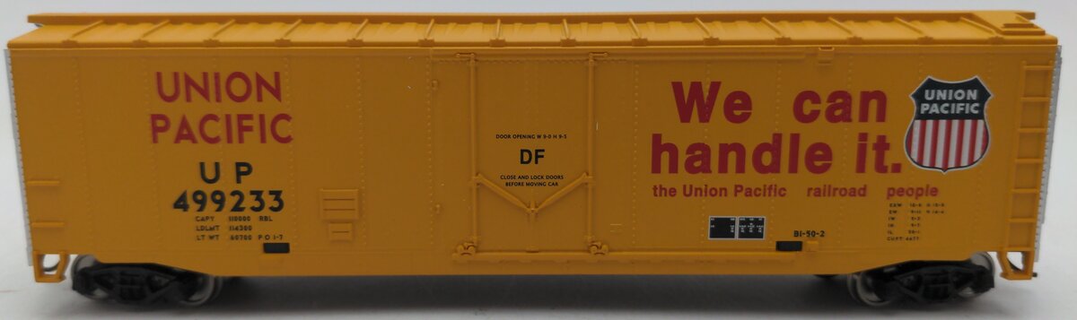 Walthers 931-1672 HO Union Pacific 50' Plug-Door Boxcar #499233 - Ready To Run EX/Box