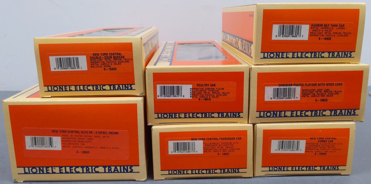 Lionel 6-11744 O Gauge New York Central Passenger/Freight Train Set EX/Box
