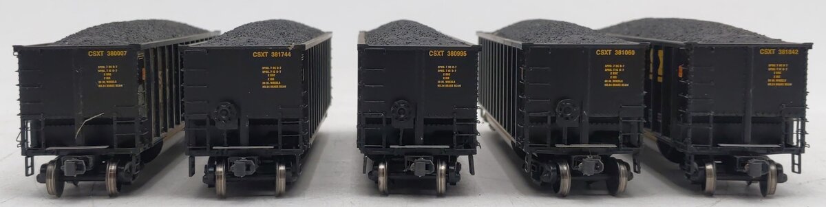 Athearn 93070 HO Scale CSX Bethgon Coalporter (Set Of 5) VG