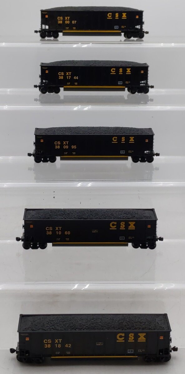 Athearn 93070 HO Scale CSX Bethgon Coalporter (Set Of 5) VG
