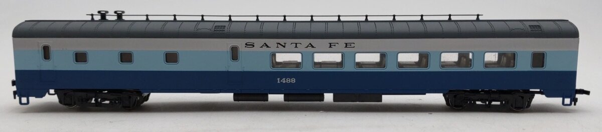 Rivarossi 2812 HO Santa Fe 1930 Blue Goose Diner Passenger Car #1488 LN/Box