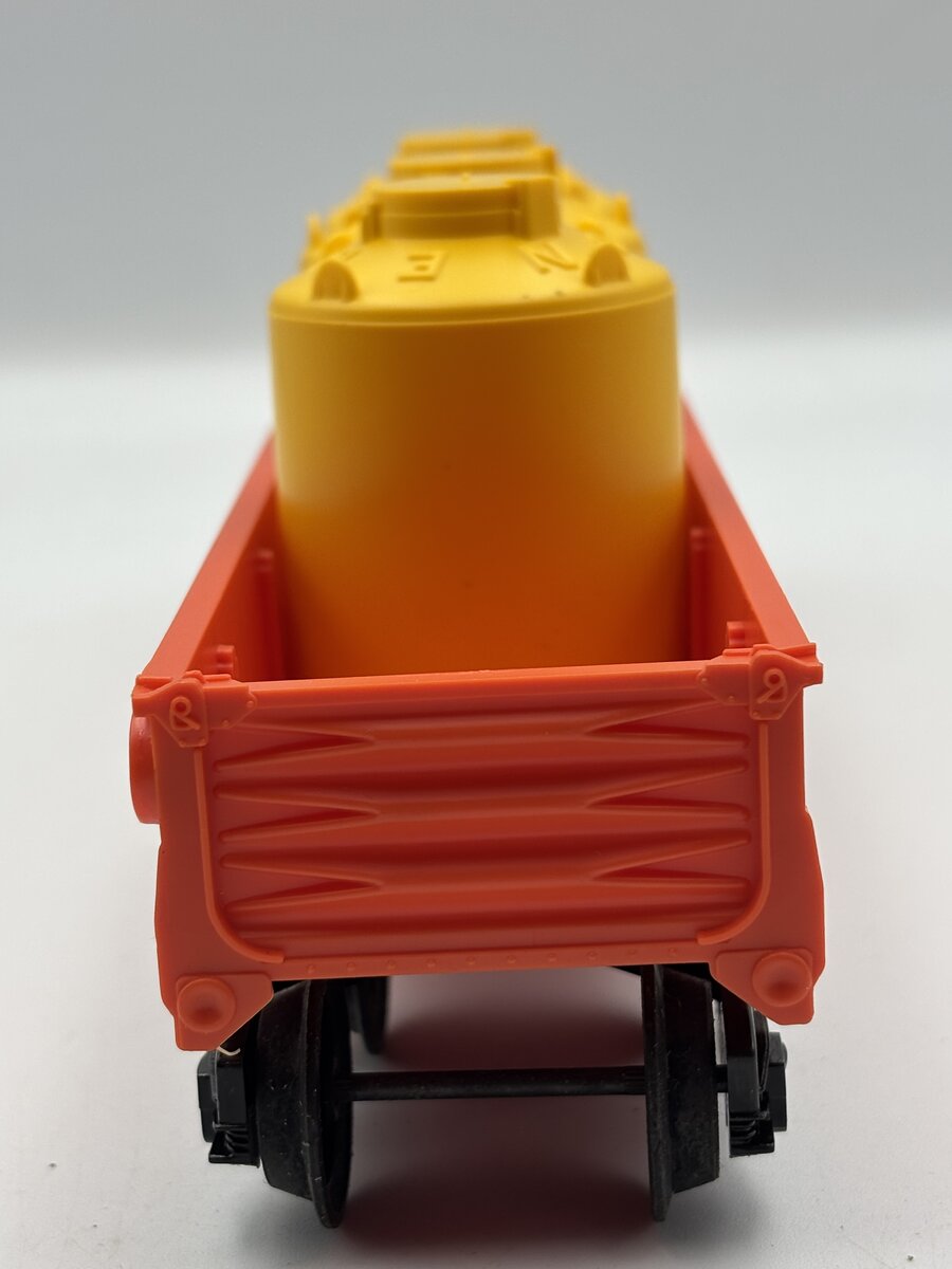 Lionel 6-9131 O Gauge Denver and Rio Grande Western Long Gondola with Cannisters EX/Box