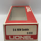 Lionel 6-9131 O Gauge Denver and Rio Grande Western Long Gondola with Cannisters EX/Box