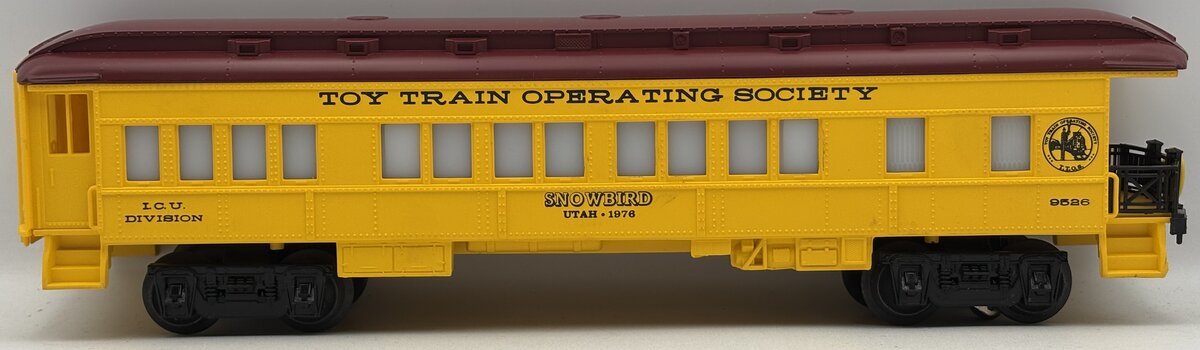 Lionel 6-9526 O Gauge TTOS 1976 Snowbird Utah Passenger Car EX/Box