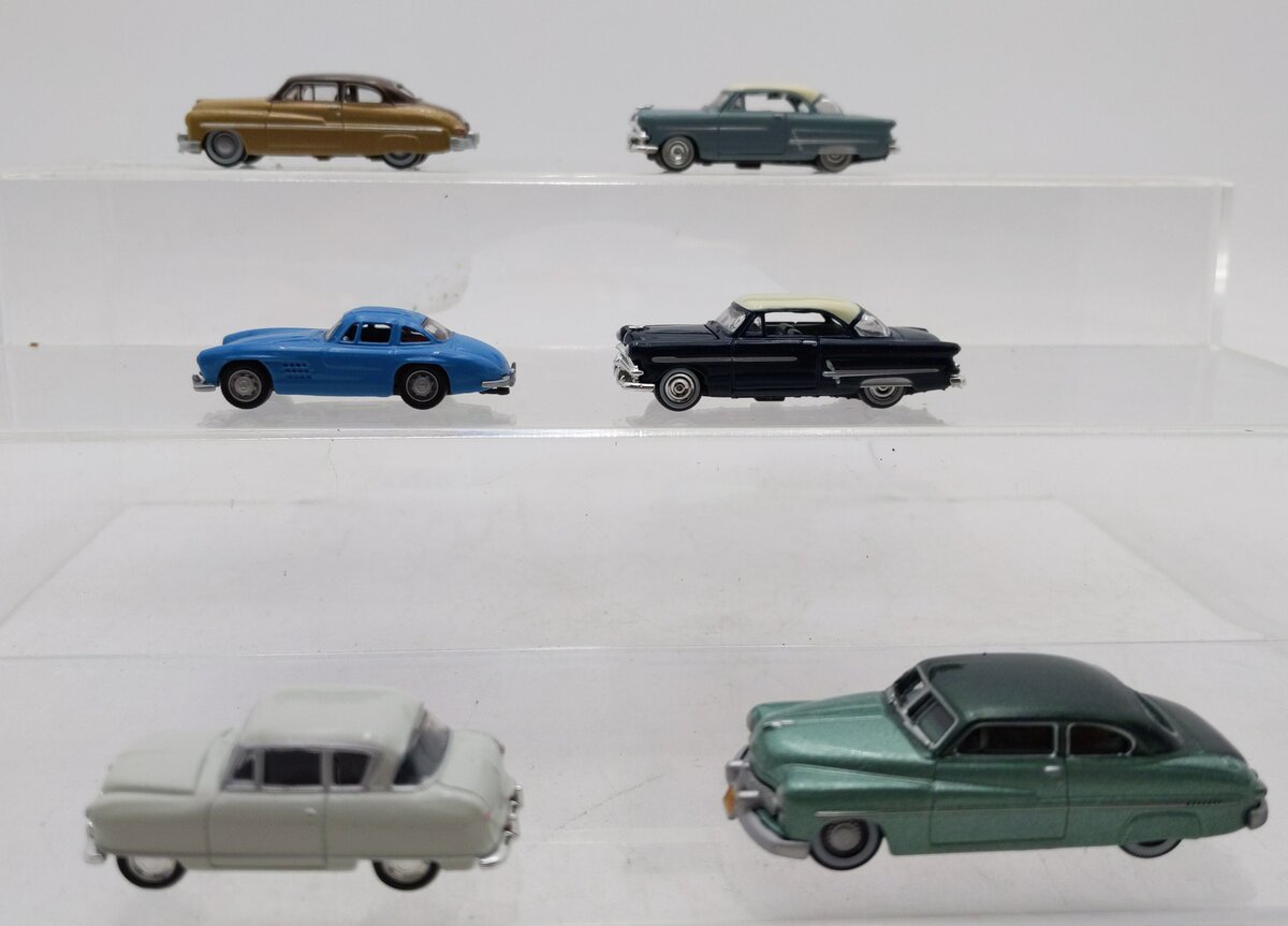Classic Metal Works & Other Assorted HO Scale Diecast Cars [6] LN