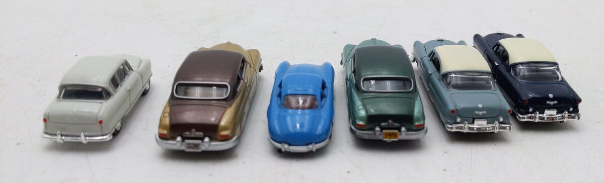 Classic Metal Works & Other Assorted HO Scale Diecast Cars [6] LN