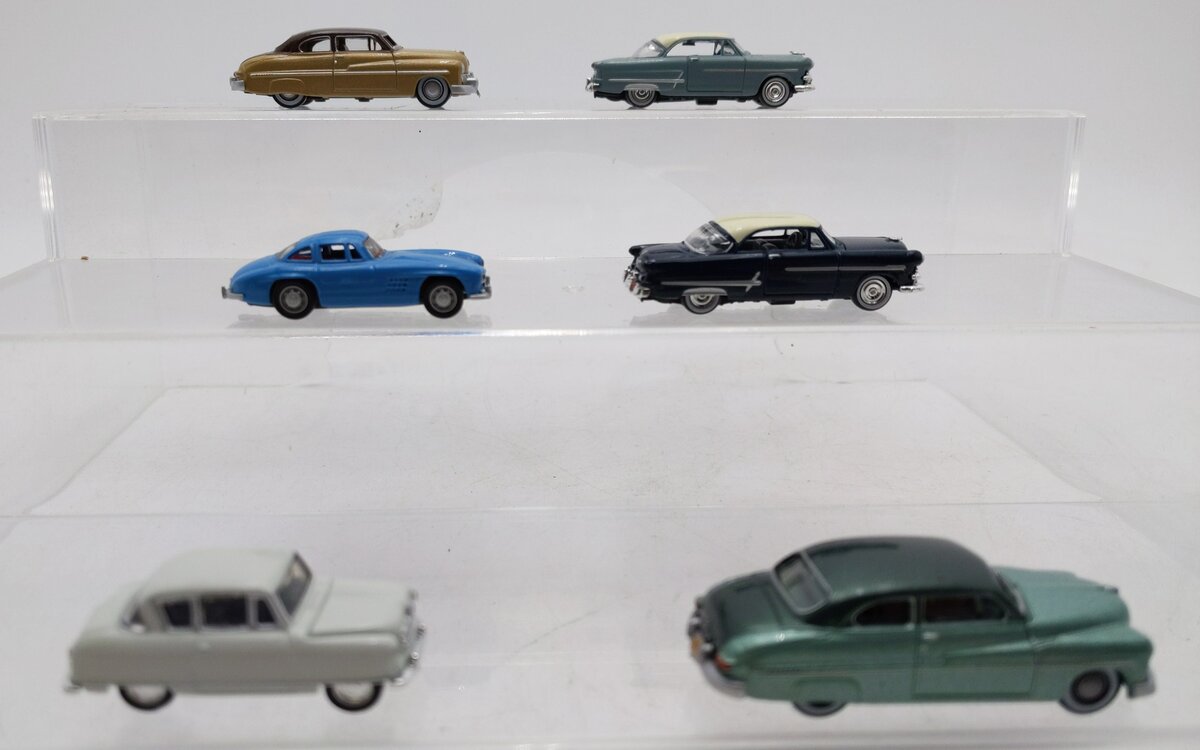 Classic Metal Works & Other Assorted HO Scale Diecast Cars [6] LN