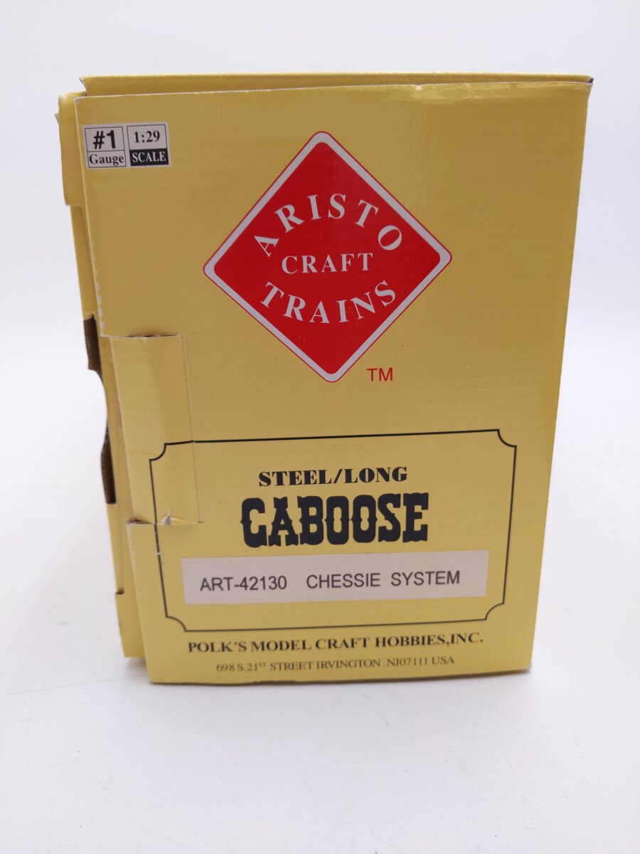 Aristo-Craft 42130 Chessie System Long Caboose #3680 VG/Box