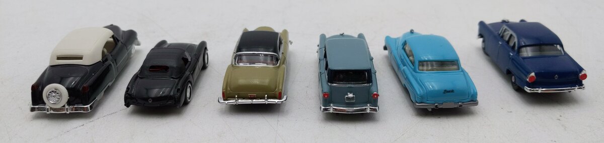 Classic Metal Works & Other Assorted Ho Scale Cars [6] LN