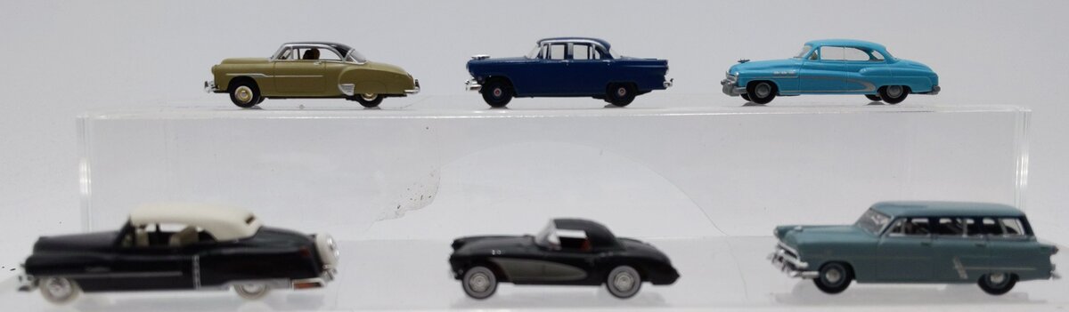 Classic Metal Works & Other Assorted Ho Scale Cars [6] LN
