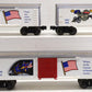 Lionel 6-19599 O Gauge Old Glory Series Boxcars (Set of 3) EX/Box