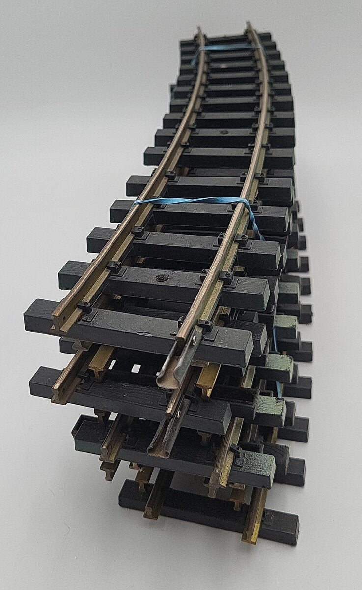 Aristo-Craft & Others G Scale 20 Inch Curved Tack Sections [10] VG