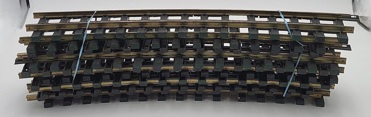 Aristo-Craft & Others G Scale 20 Inch Curved Tack Sections [10] VG