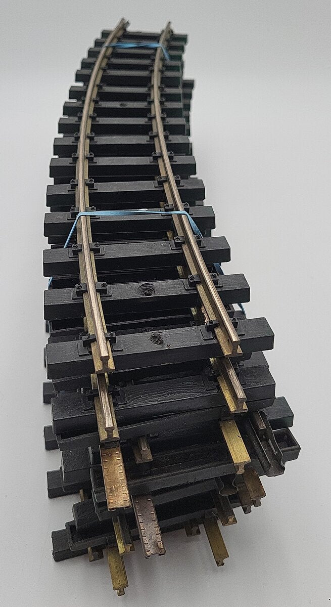 Aristo-Craft & Others G Scale 20 Inch Curved Tack Sections [10] VG