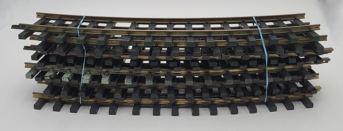 Aristo-Craft & Others G Scale 20 Inch Curved Tack Sections [10] VG