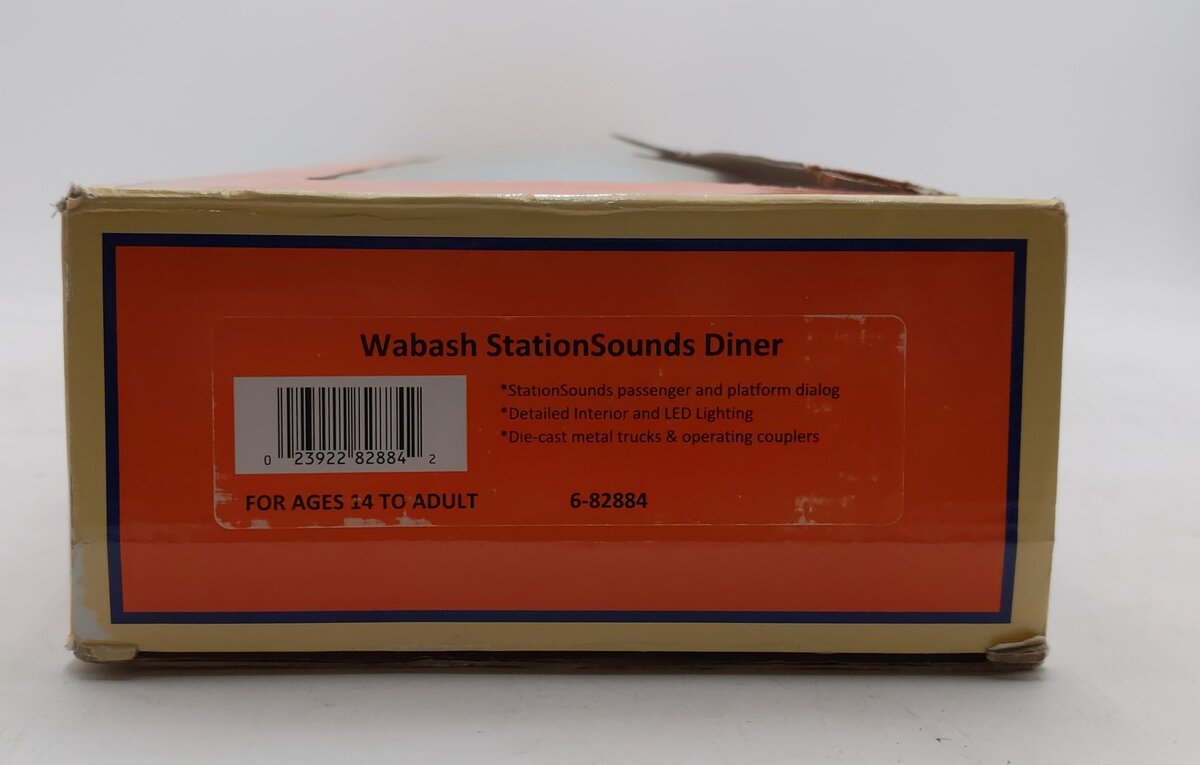 Lionel 6-82884 O Wabash Bluebird 21 Diner Passenger Car EX/Box