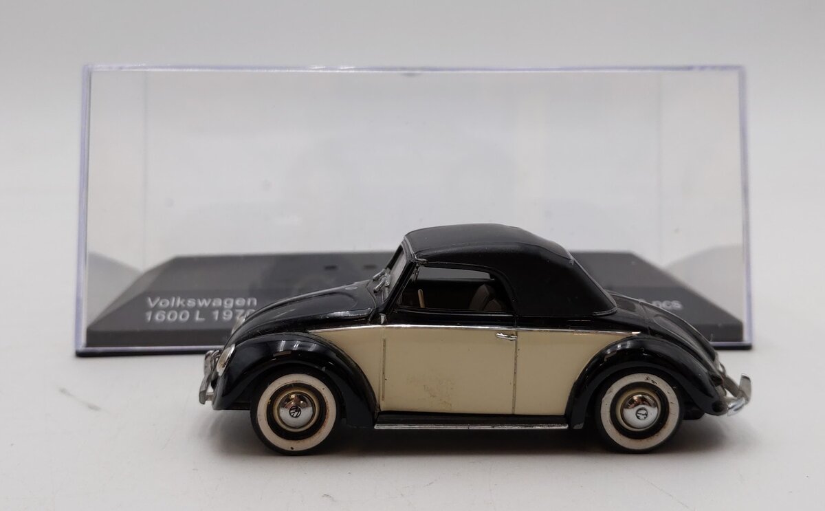 Minichamps 1:43 Scale Volkswagen Beetle Hebmüller Cabriolet Black 1949 LN/Box