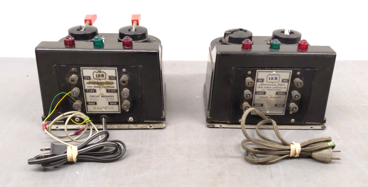 American Flyer Vintage S 18B 190 & 175 Watt Transformers [2]