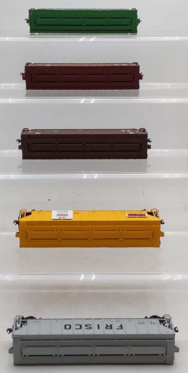 Proto 2000 HO High Side Covered Hoppers #450729, 414772, 308738, 7667, 79012 [5] EX