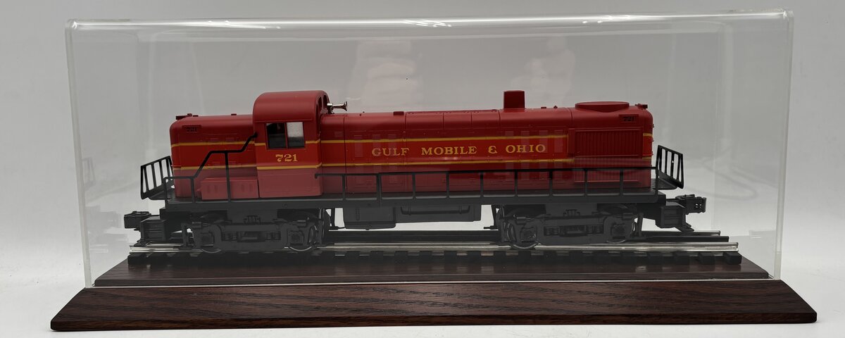 Lionel 6-18554 O Gauge GM&O RS-3 Diesel Locomotive #721 with Display Case EX/Box