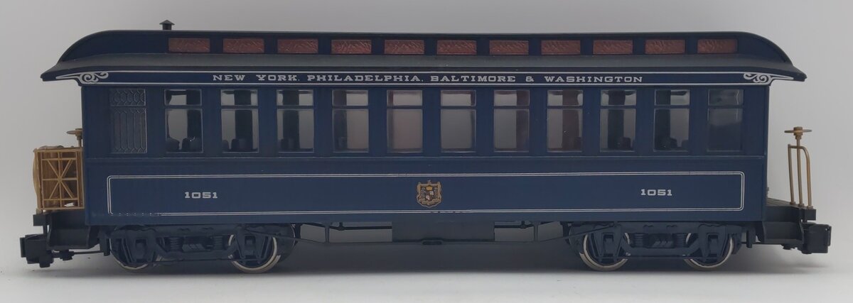 Bachmann 1051 G New York Philadelphia Baltimore & Washington Passenger Car EX