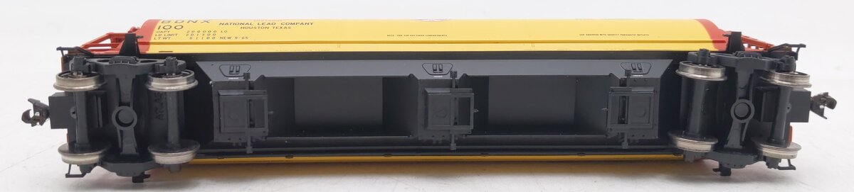 Atlas 1970-1 HO Scale Baroid BDNX ACF 3-Bay Cylindrical Hopper #100 EX