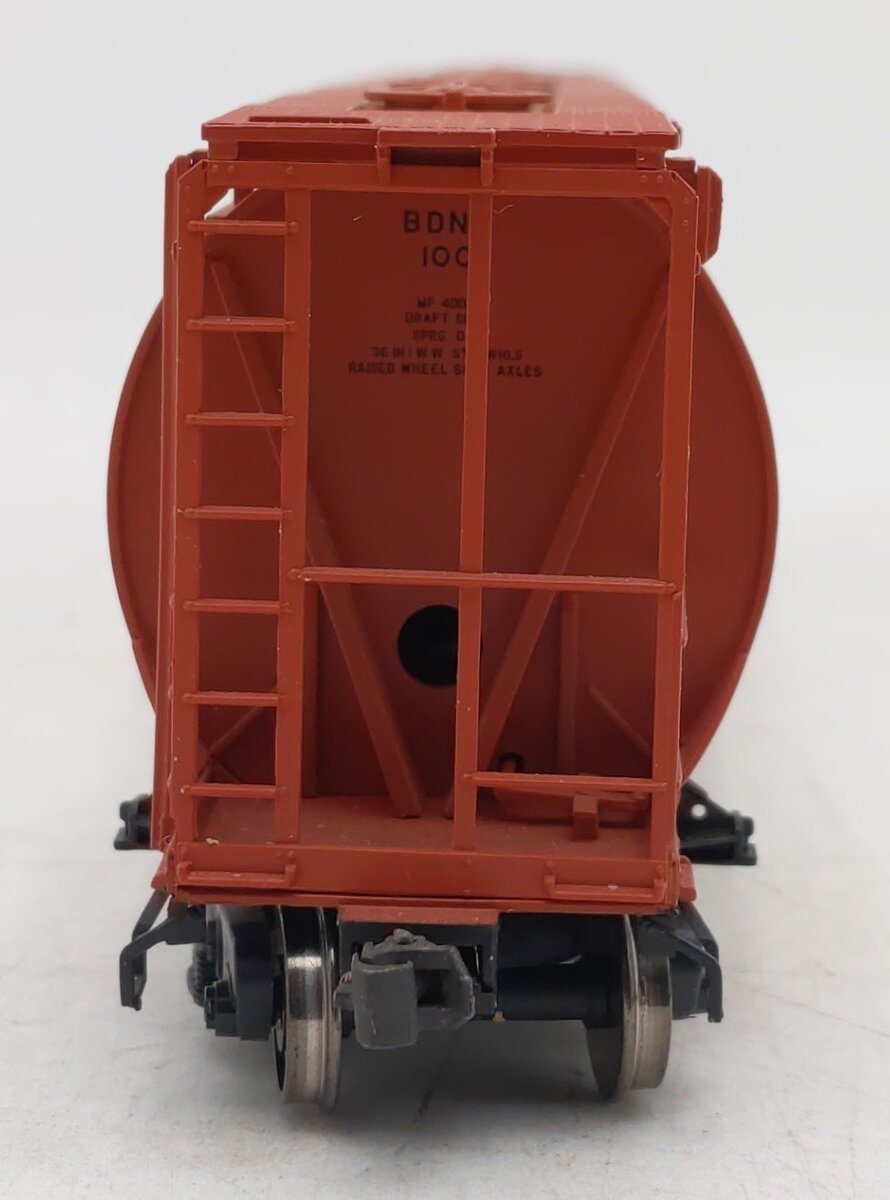 Atlas 1970-1 HO Scale Baroid BDNX ACF 3-Bay Cylindrical Hopper #100 EX