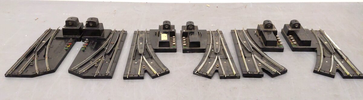 American Flyer Vintage S LH & RH Remote Control Track Switches: 720, 720A [3] VG